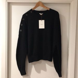 NWT Lewit black cashmere sweater